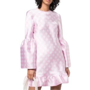 Cynthia Rowley Jane Gingham Dress in Pink Size 10 NWT